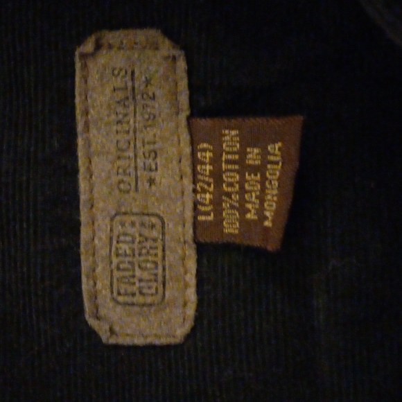 Vintage Faded Glory Men's Gray Flannel Shirt (Size: L [42/44]) - Picture 8 of 8